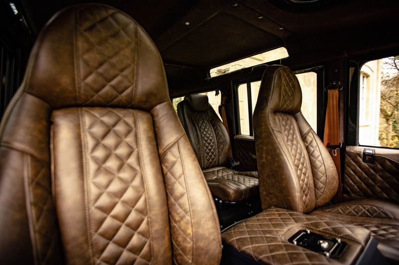 Illustration for article titled This Wild Land Rover Defender Restomod Will Carry the Rich Through the Apocalypse